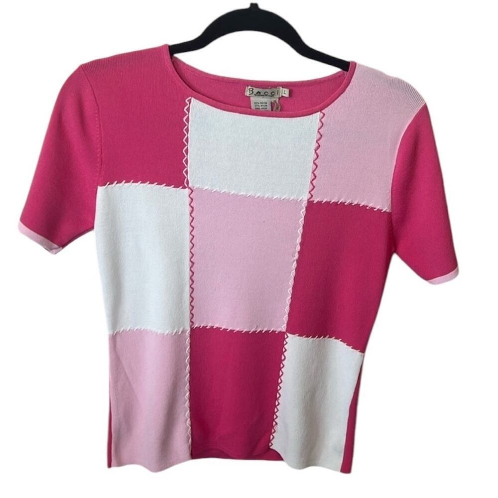 BACCI- DESIGNED IN ITALY Women’s Short Sleeve Top/Sweater